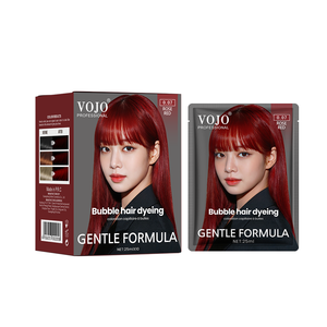 <span class=keywords><strong>Tinta</strong></span> per <span class=keywords><strong>Capelli</strong></span> in Bolla OEM/ODM 25ml*10 Bustine Rosso Rosa, Molteplici Colori alla Moda, Senza Ammoniaca, Lunga Durata, Vendita all'Ingrosso - Product Image 2