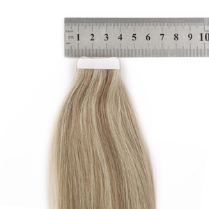 Extensions de cheveux chinois Remy sans colle, confortables, double épaisseur, à bandes adhésives sécurisées, résistantes à la chute, douces, brillantes, trame simple, texture lisse - Product Image 2