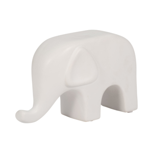 Statuetta di Elefante in Gres Porcellanato, Decorazione Moderna Boho per Casa, Soggiorno, Bagno, Ufficio, Scultura - Product Image 2