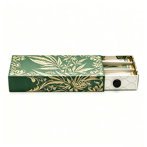 Custom Printed Eco Friendly Kraft Pull Out Drawer Paper Packaging <b>Box</b> Child Resistant Locking System For <b>Small</b> Household Items - Product Image 3
