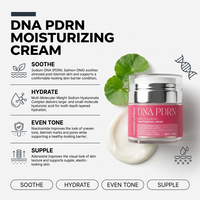Crème Hydratante Coréenne Anti-Imperfections Corps et Visage à l'Acide Hyaluronique et au PDRN ADN, Soin Éclat et Élasticité de la Peau, Marque Privée