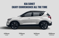 Offre Spéciale Kia Sonet 5 portes 5 places SUV traction avant gauche voiture à essence avec sièges en cuir et pneus R16 grande promotion