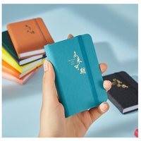 Akademisches Tagebuch Gepunktetes Gitter 2023 2024 Gummiband Hardcover-Planer A6 Mini-Taschen journal Notizbuch