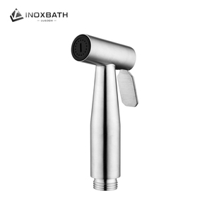 Pistolet pulvérisateur pressurisé portatif Shattaf, ensemble de pulvérisateur de bidet en acier inoxydable SUS304 pour toilettes <span class=keywords><strong>WC</strong></span>, pulvérisateur pour couches lavables bébé - Product Image 1
