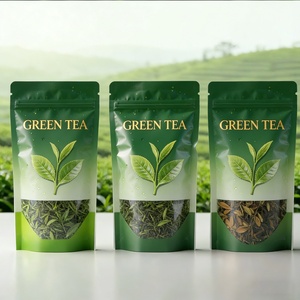 Custom Printing Logo Food Grade Plastic <b>Bag</b> Resealable Large Tea <b>Bags</b> 500g 1000g 1kg for Food Coffee Tea <b>Packaging</b> <b>Bag</b> - Product Image 2