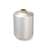 Fil recyclé 100% polyester teint en masse DTY 600D/576F haute ténacité écologique pour couture et broderie, prix bas Chine