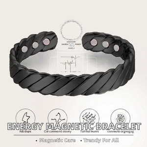 KMY Chinesisches Energie-Charm-Armband Magnettherapie-Schmuck Legierung Edelstahl Vergoldet Trendy Unisex für Jubiläen - Product Image 2