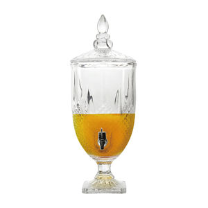 เครื่องจ่ายเครื่องดื่ม10L เย็นทำจากแก้วคริสตัลใสแบบกำหนดเองสำหรับ Beverage4บาร์ร้านอาหาร - Product Image 2