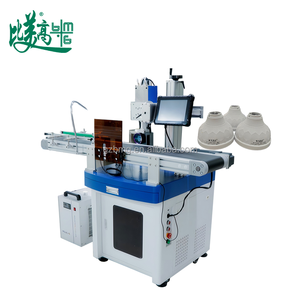 Marquage <span class=keywords><strong>laser</strong></span> UV de positionnement visuel sur les coques d'ampoules, machine intégrée de codage, gravure sur verre et plastique - Product Image 2