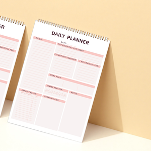 Envío listo A4 PP planificador diario lágrima <span class=keywords><strong>calendario</strong></span> espiral Bloc <span class=keywords><strong>de</strong></span> notas sillín Opción <span class=keywords><strong>de</strong></span> costura para organización diaria toma <span class=keywords><strong>de</strong></span> notas regalo - Product Image 2