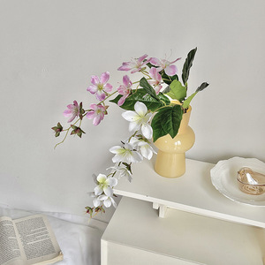 Flores Artificiales de Seda en Morado, Azul, Blanco y Rosa, de Alta Simulación, para Decoración de Bodas, Hogar, Fotografía en Exteriores - Product Image 3