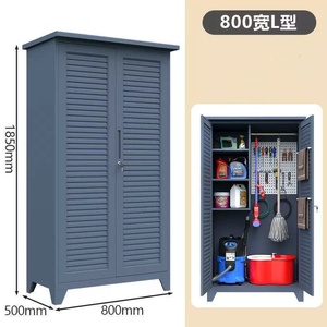 Armadio da Esterno Impermeabile per Giardino, per Organizzare Attrezzi e Scope - Product Image 1