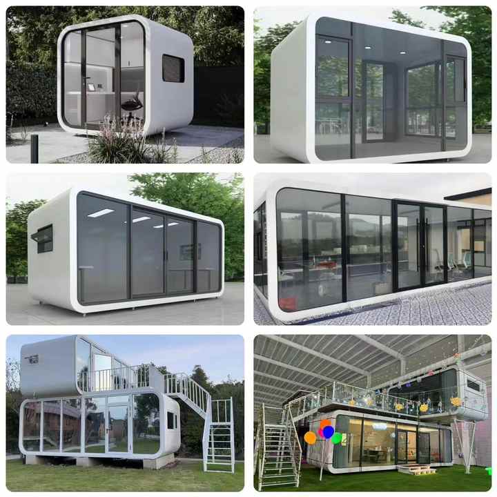 Hot Sale Apple Capsule House Prefabricated Green House for Outdoor Living and Office Working Made in China