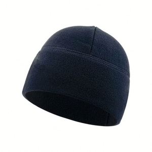 Soft Warm Polar Skull <b>Beanie</b> Custom Embroidery Logo Private Label Unisex Polyester <b>Fleece</b> Watch Cap Promotion Gift - Product Image 2