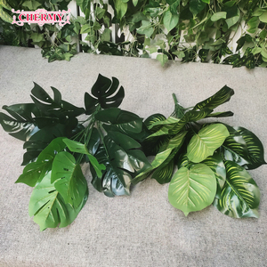 Muestra gratis hojas artificiales Tortuga Verde <span class=keywords><strong>Hoja</strong></span> hogar decorativo falso <span class=keywords><strong>de</strong></span> <span class=keywords><strong>hoja</strong></span> <span class=keywords><strong>de</strong></span> Monstera - Product Image 2