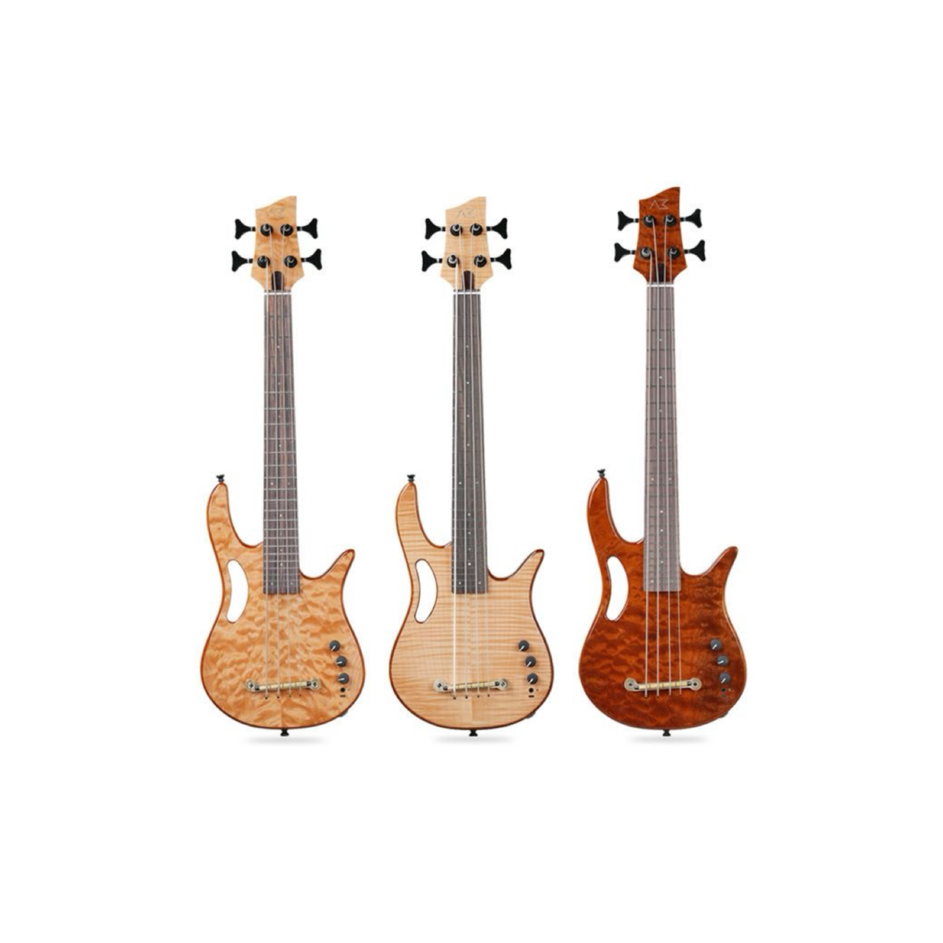 Akama Mini Bass Guitar - Silent, Portable, and Perfect for Beginners