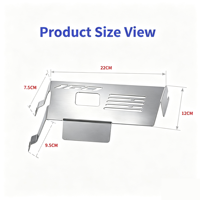 Pelindung Mesin Motor Skid Plate Chassis Guard Aksesoris Modifikasi untuk Honda PCX160 Penutup Pelindung Bawah Mesin