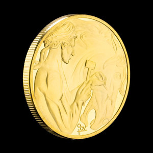 金メッキペガサス神話の生き物コインギリシャ神話の収集可能なギフトやディスプレイのお土産 - Product Image 3