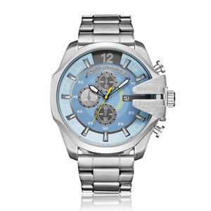 CAGARNY 6839 Nuevo Reloj de Cuarzo para Hombre, Reloj de Moda Casual con Calendario, Esfera Grande, Correa de Acero, Relojes para Hombre, Relogio Masculino, Relógio - Product Image 3