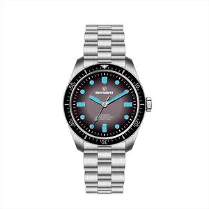 Usine de fabrication de montres avec traitement CNC, possibilité de personnaliser des montres mécaniques de haute qualité en acier inoxydable avec mouvement japonais Helvetic - Product Image 1