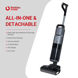 Nettoyeur de sols haute performance, <span class=keywords><strong>aspirateur</strong></span> eau et poussière intelligent avec nettoyage à trois bords pour usage domestique - Product Image 1