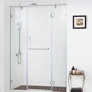 Двери для душа из нержавеющей стали 304 дверь для ванной комнаты с прочным закаленным стеклом
