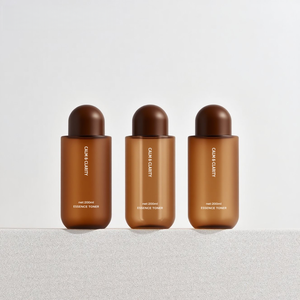 Botella de <span class=keywords><strong>PET</strong></span> transparente de lujo de 200ml con tapa de cúpula para pelucas de loción y suministro de fábrica de jugo para cosméticos Embalaje de tapa de rosca de tóner - Product Image 2