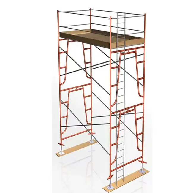 सीढ़ी और scaffoldings ponteggio edile फ्रेम मचान प्रणाली