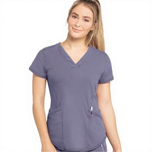 Uniformes Médicos Unisex de Manga Corta, Diseño Deportivo, Tallas Grandes, Color Blanco, para Hospital, Enfermería, OEM - Product Image 2