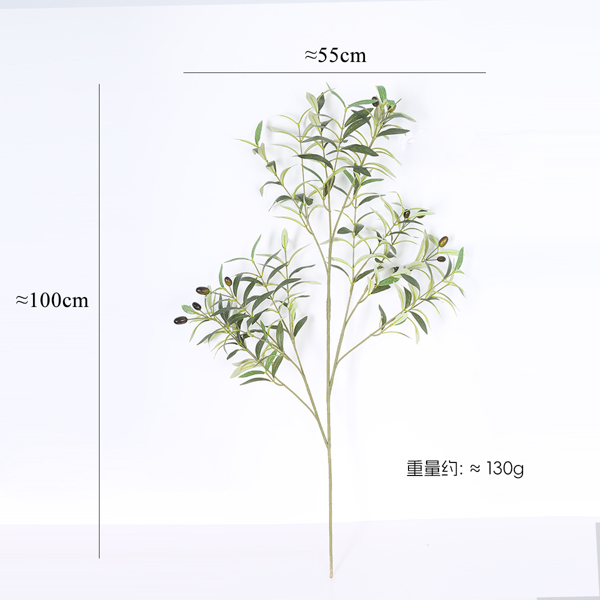 18 forked olive branch-with fruit
