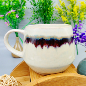 Bộ Quà Tặng Bằng Gốm Tráng Men Hoạt Tính Bộ Tách Trà/Cốc Bộ Đồ Ăn Màu Sắc 650Ml Cốc Cà Phê Với Hai Tông Màu Xử Lý - Product Image 4