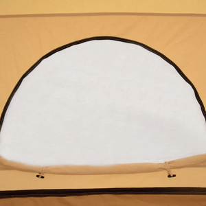 Carpa de Lona de Gran Capacidad, Tipo Yurt, Familiar, para Acampar al Aire Libre, con Múltiples Ventanas para Ventilación - Product Image 6