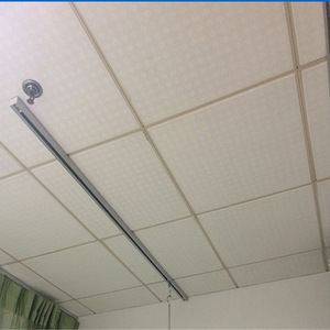 Rails de rideaux médicaux en alliage d'aluminium en forme de U et en forme de L, grande réputation, pour montage au plafond des salles d'hôpital et des postes de perfusion - Product Image 4