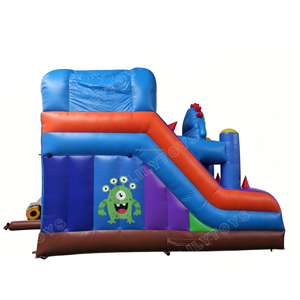 <span class=keywords><strong>Centre</strong></span> de jeux gonflable Lilytoys Monster Park avec toboggan, trampoline en PVC certifié CE pour événements pour enfants - Product Image 3