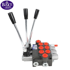 Control direccional hidráulico manual de 3 vías con carrete, 3/8" 1/2" 3/4" 1" NPT BSP, 40 L/M, 250 BAR - Product Image 1