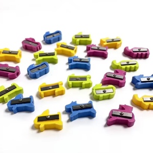 Taille-crayons miniatures mignons en forme d'animaux de la série Animaux, toutes formes, à un trou, pour enfants, en gros, à prix de gros - Product Image 1
