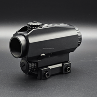 Tactical Sight 1x25mm Prism Scope Red/Green Reticle Aluminum Alloy Illumination 10 Brightness Levels Wide Field View Hunting