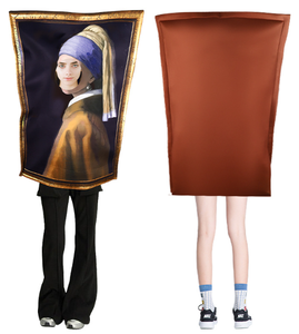 Disfraz <span class=keywords><strong>de</strong></span> Mona Lisa para Adultos, con Marco <span class=keywords><strong>de</strong></span> Fotos, Impresión 3D, Divertido, para <span class=keywords><strong>Halloween</strong></span>, Cosplay, Fiestas y Actuaciones - Product Image 2