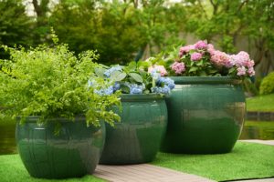 Pots à fleurs modernes en céramique émaillée durables de 1 mètre avec drainage pour bonsaï d'intérieur - Jardinières de sol en gros - Product Image 3