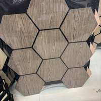 Panneaux acoustiques en MDF, chêne gris, panneaux en fibres de polyester, films PVC basiques en bois, panneaux muraux pour la décoration des murs et plafonds intérieurs