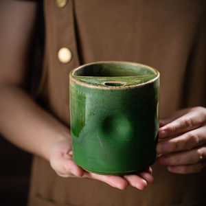 Poterie japonaise faite à la main grande capacité 500ml tasse à café ou à thé en céramique Design de style américain pour cadeaux - Product Image 3