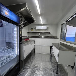 Meilleures ventes : Food truck mobile unique YWJ-FT01, remorquable, avec friteuse et poste de cuisson pour pizzas et confiseries, idéal pour la restauration rapide et les événements. - Product Image 1