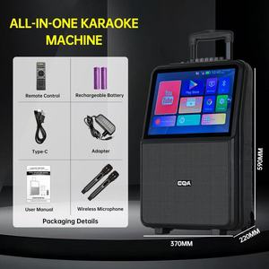 Machine de karaoké tout-<span class=keywords><strong>en</strong></span>-un K10, haut-parleur portable 30W, écran <span class=keywords><strong>14</strong></span>,<span class=keywords><strong>1</strong></span> <span class=keywords><strong>pouces</strong></span> pour système KTV à domicile et utilisation <span class=keywords><strong>en</strong></span> extérieur - Product Image 4