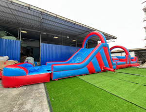 Parcours d'obstacles gonflable pour enfants, parcours d'obstacles gonflable pour adultes, <span class=keywords><strong>piscine</strong></span> gonflable avec parcours d'obstacles - Product Image 2