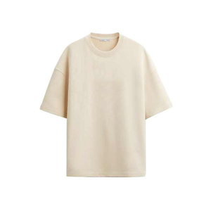 Lujo 250 Gsm Oversize Hombre camiseta Fabricante Liso 100% Algodón Camisas Premium Streetwear Heavyweight Hombres Camiseta - Product Image 4