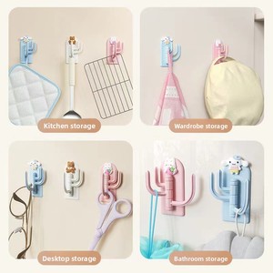 Heavy Duty Storage Hanger Punch-Free Hook Wall Sticker <strong>Funky</strong> Wall Hooks Kitchen Wall Organizer Bag Use Wall Hooks - Product Image 3