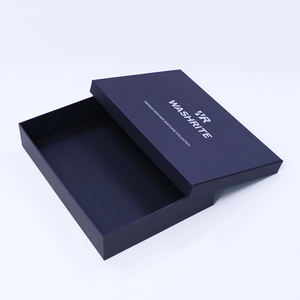 Customized Luxury Body Care Cosmetic <b>Black</b> Lid And Base Packaging Rigid Paper <b>Box</b> With Logo - Product Image 4