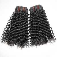 Extensions de cheveux humains Remy de qualité supérieure 12A, tissage double machine, vague profonde, cheveux vierges vietnamiens, perruque rideau