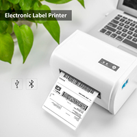 Impresora de Etiquetas Térmicas Radall China 4x6 con USB/LAN/ en Existencia Nuevo Diseño Impresora de Etiquetas de Códigos de Barras y Albaranes de 4 Pulgadas