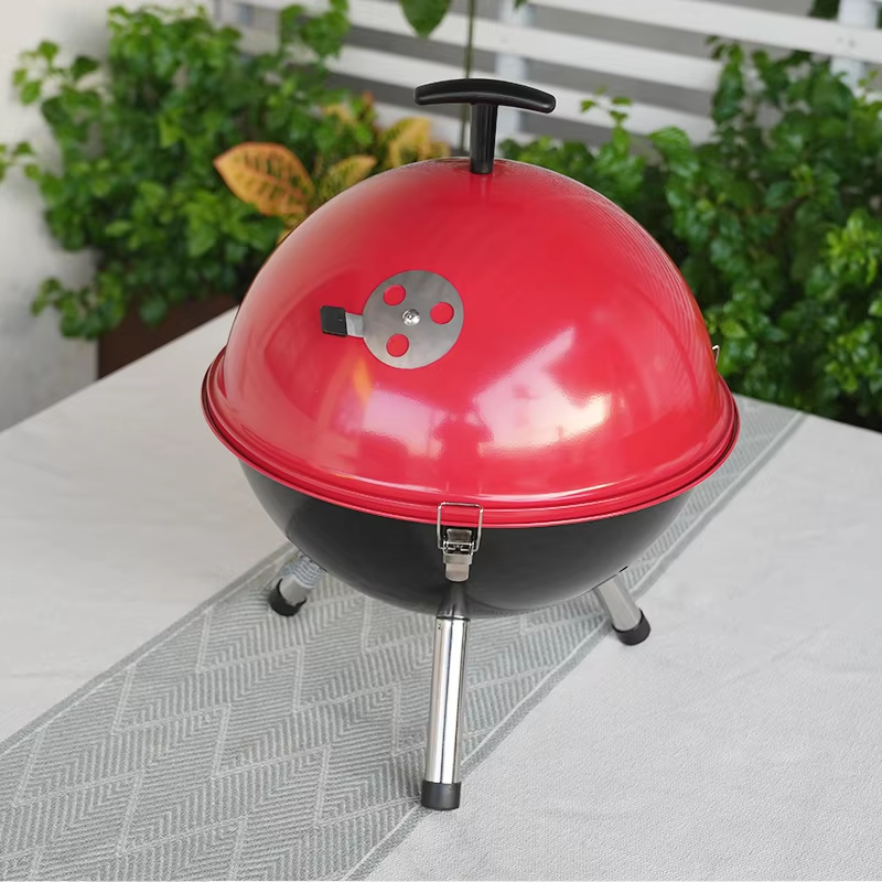 Barbecue Portable Coca-Cola – Forme Ballon De Foot – Charbon – Hayon